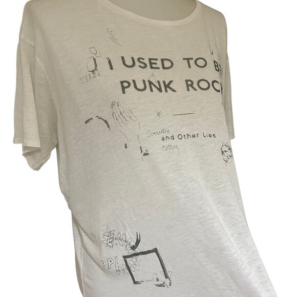 R13 Punk Rock Scribble Boy Graphic T-Shirt Japanese Jersey – Small - Picture 5 of 8